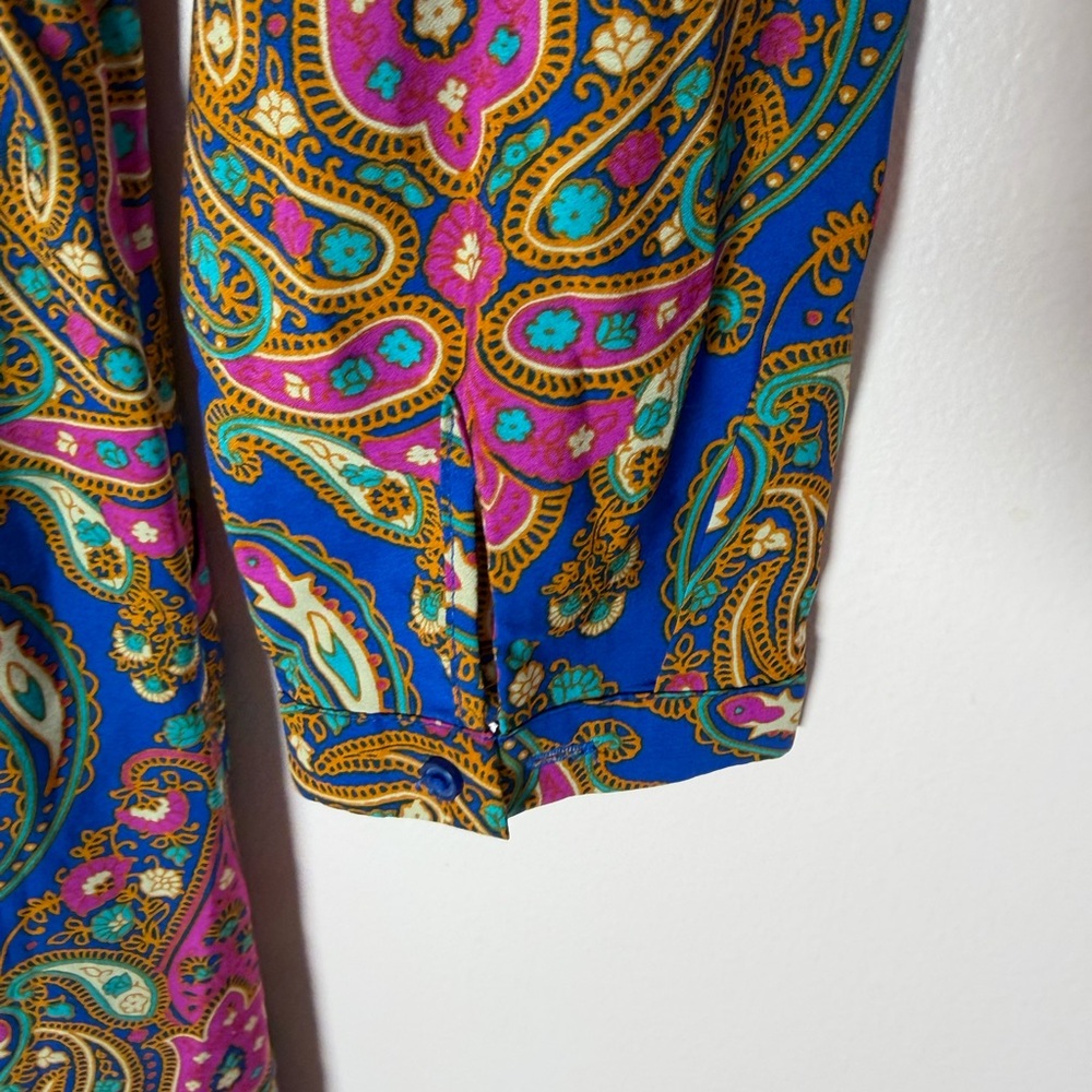 Merona Paisley 3/4 sleeve Dress - size XS - Picture 4 of 6